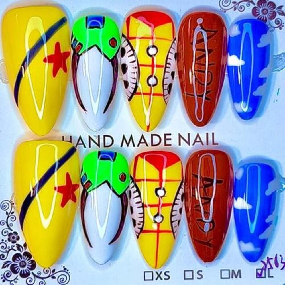 PRESSure Nails Hand-Painted Toy Story Press-On Nails Size M